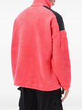 adidas Terrex Xploric fleece-texture panelled sweatshirt