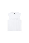Beaded Wordmark Tank Top