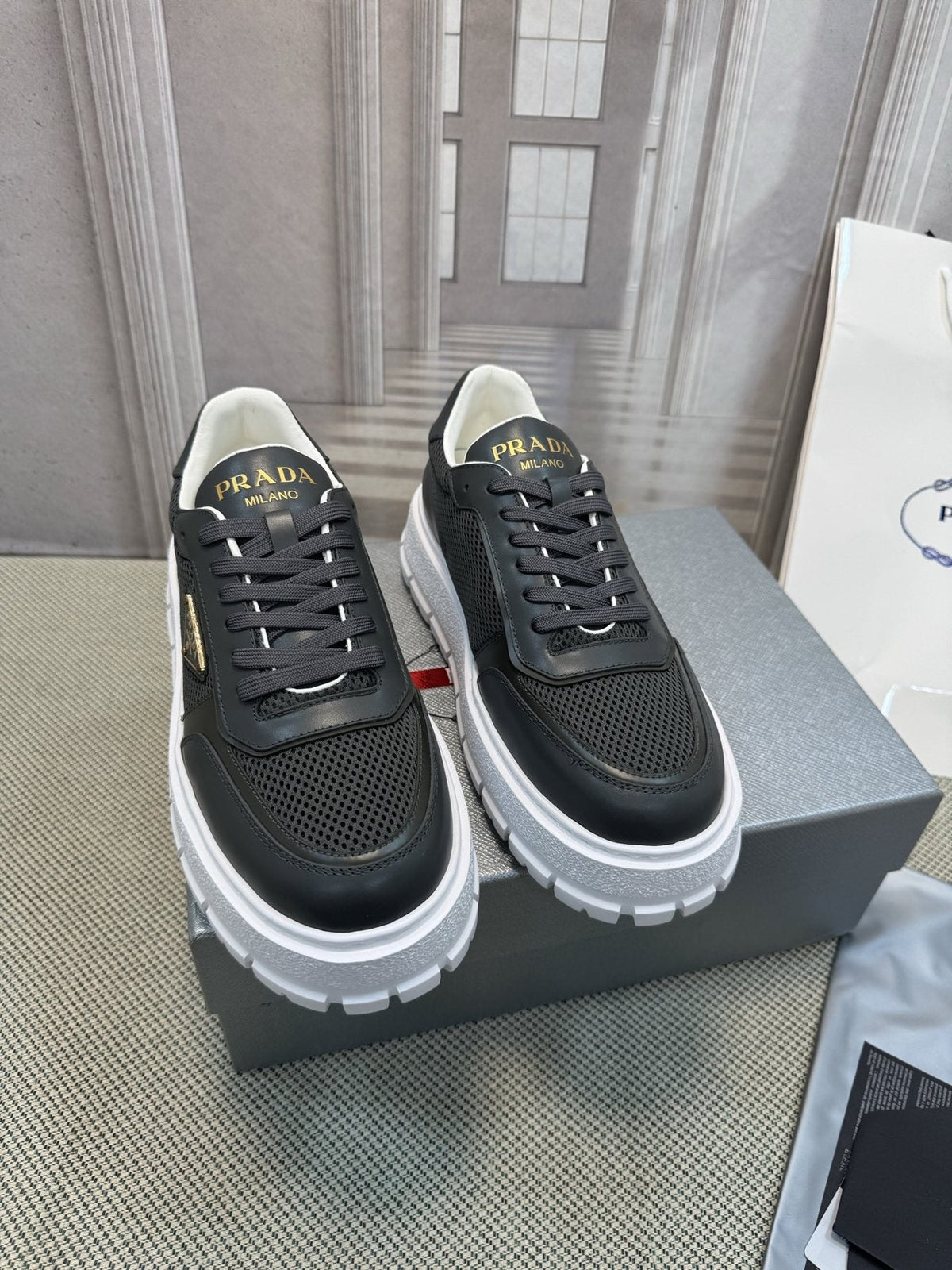 Prada Lug Sole Sneakers